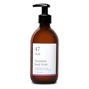 47 Skin Anti-blemish & scar repair Treatment Body Wash enriched with Silver Chitoderm for All Skin Types, Clear Skin Cleanser, 300ml