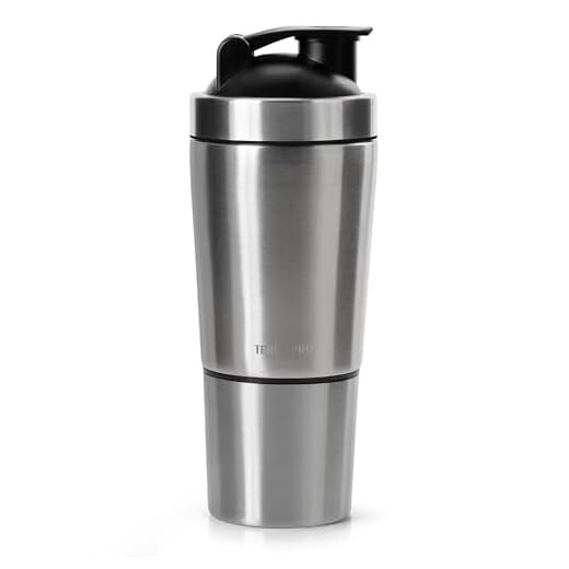 Shakeira Dupla Aço Inox 900ml Termopro