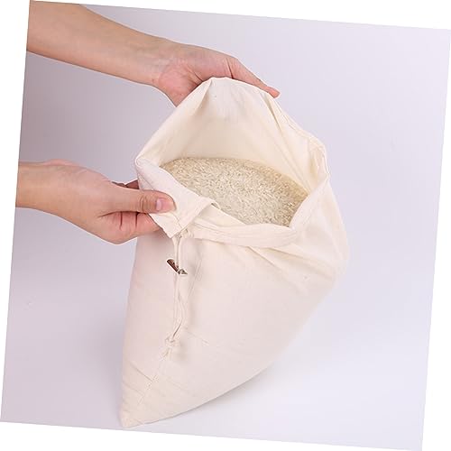 Abaodam Sacos De Armazenamento Reutilizáveis 4 Unidades Sacos De Musselina Com Cordão Bolsa De Musse