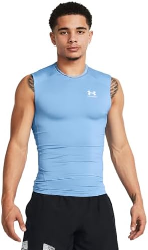 Under Armour mens Armour HeatGear Compression Sleeveless T-Shirt Shirt