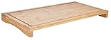 aus Bambus Haushalt International HI 28031 Schneidbrett Abdeckplatte Bambus 54x28cm