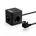 Produktbild USB Steckdose, Gogotool Würfel Steckdosen mit Schalter, Steckdosenadapter Mehrfachsteckdose 3 Steckdosen mit 3 USB Anschluss für Büro, Zuhause, Reisen, Smartphone usw