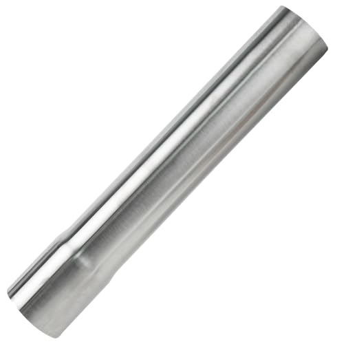 2 Exhaust Pipe Flared End T304 Stainless Steel Straight Tubing Polished Universal Connector Adapter 2 Inch ID to OD 2 ss Ailpipe 12 Length 1FT Car Motorbike Truck Exhaust System
