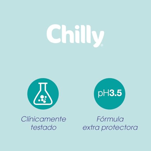 Chilly Salviettine Delicate, Salviette per l'Igiene Intima, Azione di Difesa, Tessuto 100 % Biodegradabile, Ottime Fuori Casa, pH 3.5, Clinicamente Testato, Confezione da 12 Salviettine