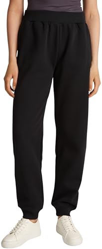 Calvin Klein Women’s Raised Embroidery CK Regular Fit Jogging Bottoms, Black (Ck Black), M