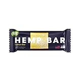Evo Hemp Protein Bar (Lemon Bar, 12 Pack) - 100% USA Grown Hemp - Great Tasting High Fiber, Sustainably Sourced, Paleo and Vegan Friendly Protein Bar