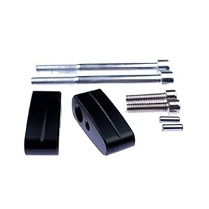 Rehausses pontets spécifique pour NineT / R1250GS 2016-2021 (15mm environ)