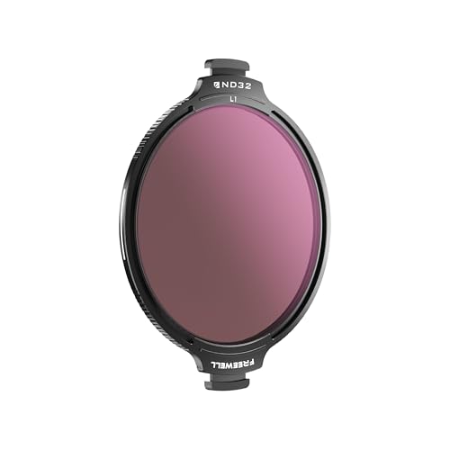 Filtro ND32 Freewell evita videos sobreexpuestos bajo luz solar brillante