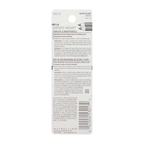 Maybelline Expert Wear Lápices para Cejas y Ojos Pack 6 miniatura 3