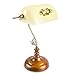 Produktbild Relaxdays Bankerlampe Shabby Tischlampe Landhaus Retro, circa 26,5 x 40 x 18 cm - E27, gelb 10016608