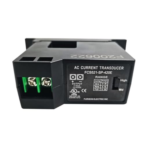 Sensor corriente con salida analógica 4-20 mA para automatización y lectura en PLCs