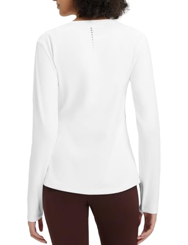 baleaf Women's Thermal Tops Long Sleeve Fleece Running Shirts Thumbhole Cold Weather Winter Gear Workout Base Layer
