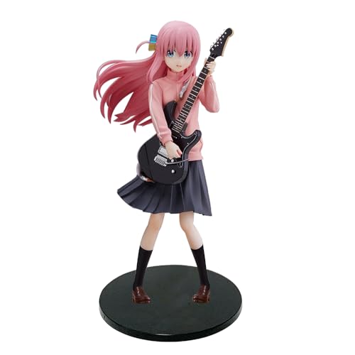 Zhongkaihua Figura de anime Bocchi The Rock Goto Hitori, figura de acción de PVC de 19,5 cm, figura de acción de Goto Hitori, figura de Bocchi The Rock, modelo de adornos, colección de adornos