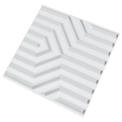 Image of Art3d Decorative 3D Wall Panel, 32 Sq.FT PVC Interior Wall Decor for Living Room, Bedroom, Lobby, Office, Shopping Mall, White