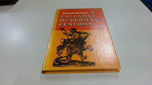 Calendar of German Customs [Unqualified] 0854963634 Book Cover