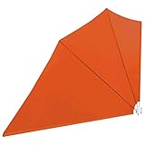 lona lateral sider Plegable vidaXL Toldo Lateral de Balcón Plegable Lona de Sombra Privacidad Pantalla de Terraza Terracota 160x240 cm