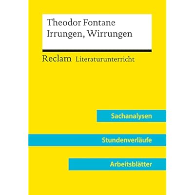 Theodor Fontane: Irrungen, Wirrungen (Lehrerband) | Mit Downloadpaket (Unterrichtsmaterialien): Reclam Literaturunterricht