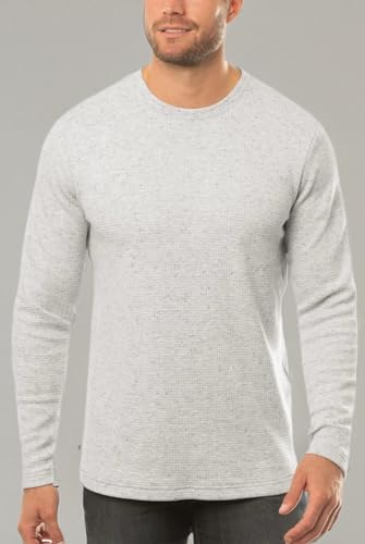TravisMathew Cloud Waffle Crew Heather Light Grey XL4