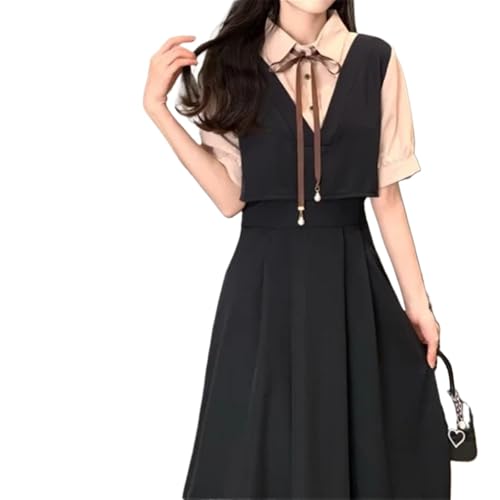 Robe décontractée pour femme jupe mi-longue mi-saison bureau