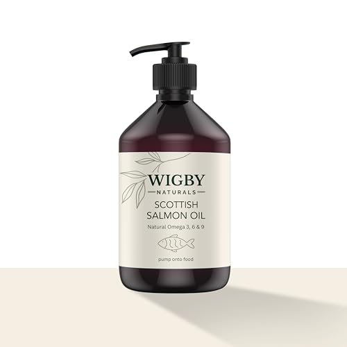 Wigby’s 1000ml Salmon Oil for Dogs & Cats | Rich in Omega 3, 6 & 9 | Natural Supplement for Skin, Coat & Joints