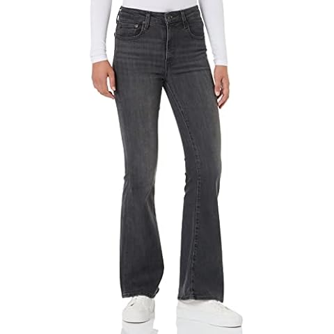 Levi's 726 High Rise Flare Damen Jeans Washed Black Tide 28 Cover