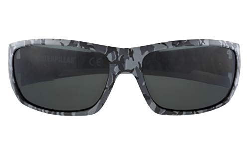 Caterpillar Men's Coffer Polarized Rectangular Sunglasses2