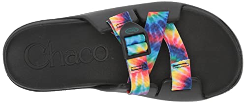 Chaco Chillos Kids Sandal, Dark Tie Dye, 4 Us Unisex Big #TOP4