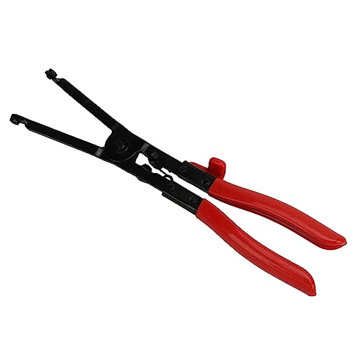 Exhaust Pipe Clamp Removal Tool, Anti Slip Sleeve Carbon Steel Exhaust Pipe Clamp Pliers for Car Maintenance