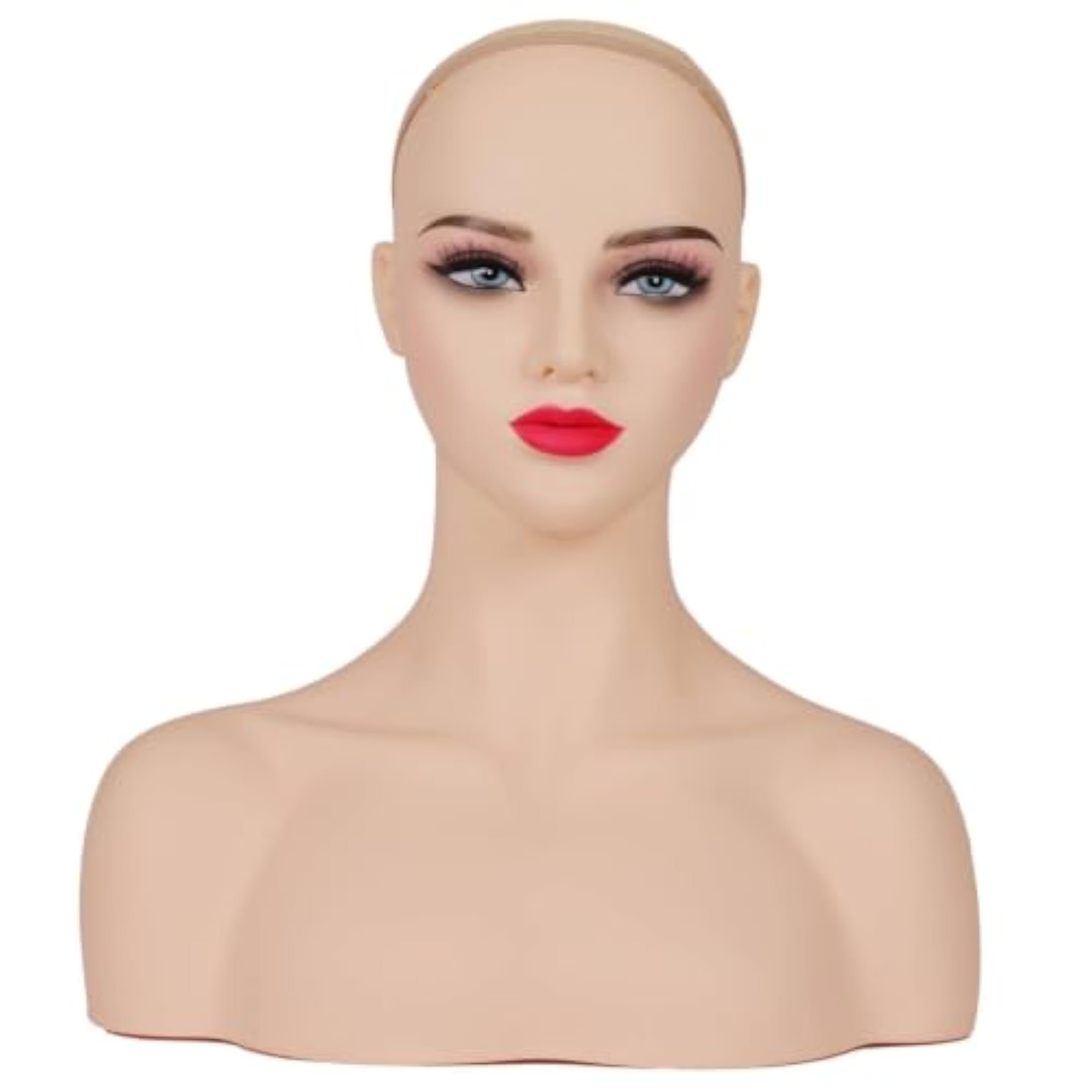 Lifelike Hairpiece Holder Stand for Display