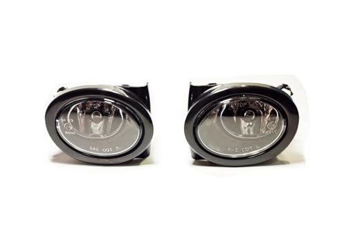 Feux antibrouillard avant BMW E46 M3 2001-2006 transparents avec ampoules et caches de protection