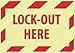 NMC GEPA3AP, Lock Out Label (10 Packs of 5 pcs)