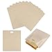 8 Stück Toaster Bags, 19x17cm Toaster Tüten Sandwich Backpapier Tasche Wiederverwendbare Toastabags Antihaftbeschichtete Hitzebeständig bis 260 °C für Toaster Backofen Mikrowelle(Beige)