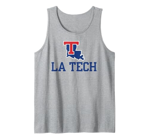 Louisiana Tech Bulldogs Sportsmanship Gray Tank Top