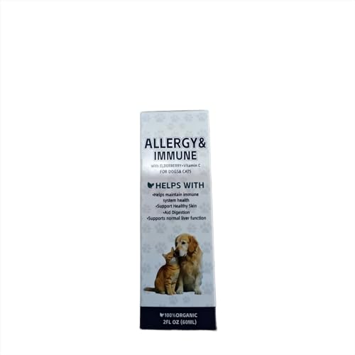 Pet Allergy Relief Drops for Dogs & Cats, 60ml