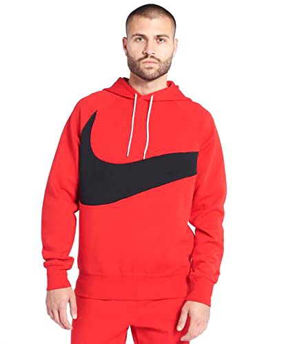 nike black hoodie red tick