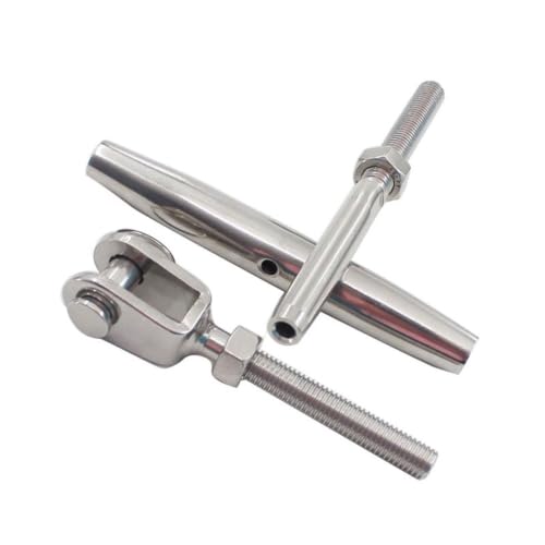 Turnbuckle 4 Pieces 316 Stainless Jaw Swage Closed Turnbuckle miniatura 4