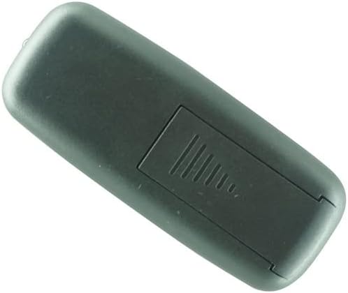 Back view of the remote control with battery compartment