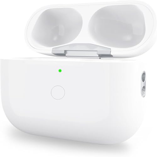USB-C充電ケース Airpods Pro1&2との互換性あり h タイプc対応Airpods Pro用充電ケース エアーポッズプロ用充電器 ワイヤレス充電 Bluetoothペアリングボタン搭載