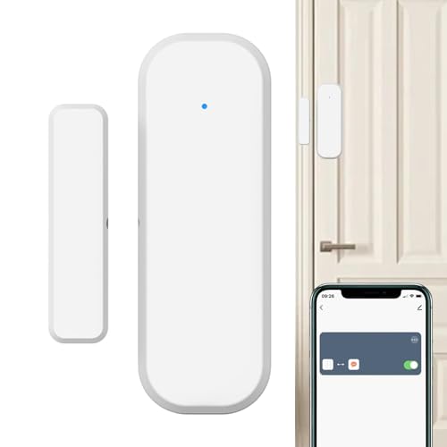 Xijobido Sensor de Puerta WiFi, Alarma Inteligente Para Ventanas Y Puertas, Dispositivo De Seguridad Para El Hogar Con Notificaciones Por APP Y Equipo Magnético Para Dormitorios Y Protección Del Hogar Xijobido Sensor de Puerta WiFi, Alarma Inteligente Para Ventanas Y Puertas, Dispositivo De Seguridad Para El Hogar Con Notificaciones Por APP Y Equipo Magnético Para Dormitorios Y Protección Del Hogar