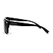Locs Hipster Gangster Hardcore Flat Top Horn Rim Sunglasses Shiny Black