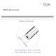 DMiotech 3er Pack (10mm Außendurchmesser x 4mm Innendurchmesser) 6063 Aluminium Rundrohr 250mm Länge Industriemetallrohr für Maschinenrahmenbau DIY-Projekte