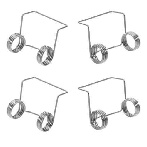 TOYZFRIENDY Molle in Acciaio Inox per Coperchio Caraffa Termica, Set da 4 Pezzi di Molle di Torsione per Borraccia Isolata, Accessori di Ricambio per Bollitori da Cucina e Ufficio,