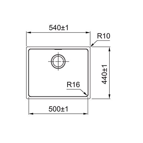 CUBA LINEA 40 PARA COZINHA GOURMET FRANKE AÇO INOX