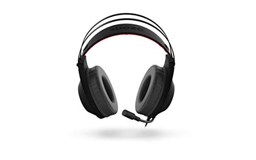 OZONE Rage X60 Gaming Headset - 7.1 virtueel geluid, rode LED, 50mm luidsprekers, verstelbare hoofdband, flexibele microfoon, USB, zwart - Afbeelding 7