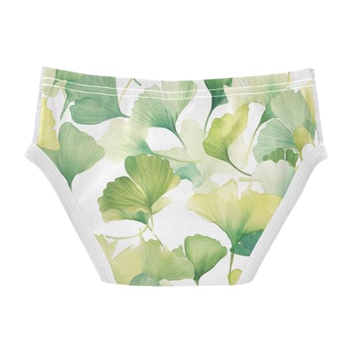 KLL Ginkgo Leaves Toddler Boys' Pure Cotton Boxer Briefs Cute Children Undies2