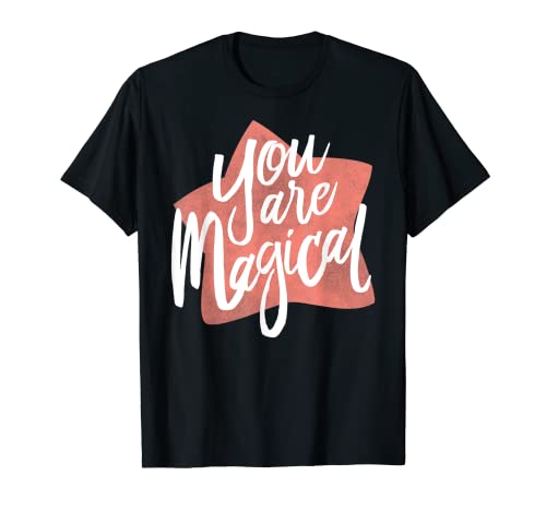 inspirational Slogan Quotes Hand-drawn Star You are magical Camiseta