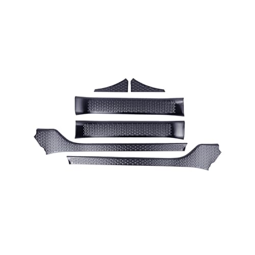 Partisanトヨタ 新型 ヴォクシー 90系 /新型ノア90系 2022年1月〜に対応ステンレス製サイドステップ ガード保護パーツ 汚れ防止 傷防止 装着簡単ドアスカッフプレート カスタムアクセサリー6pcs ブラック