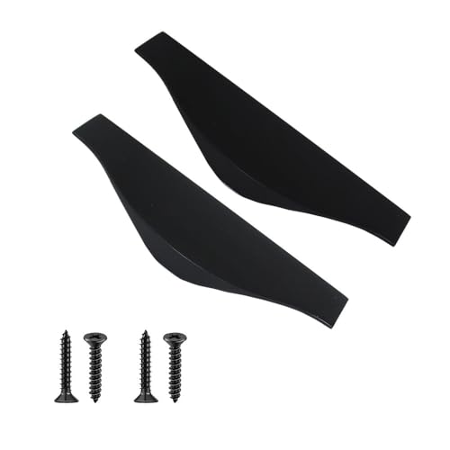 Image of VOLO 6 Inch Aluminium Kitchen Profile Handle - Sleek and Durable Handle for Modern Kitchen Drawers, Cabinets, and Furniture Pulls (128mm) (2, Black)