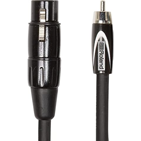 Cable de interconexión Black de Roland, XLR hembra a RCA, 3 m Cover