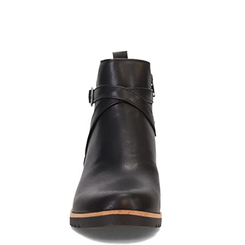 LifeStride Womens Zinfandel Ankle Boot, Black, 9 Wide US3